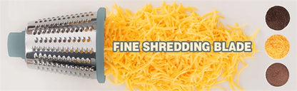 LMETJMA 3 in 1 Rotary Cheese Grater Versatile