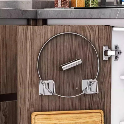 Expandable Cabinet Pot Lid & Cutting Board Organizer – Under Cabinet Kitchen Storage Rack