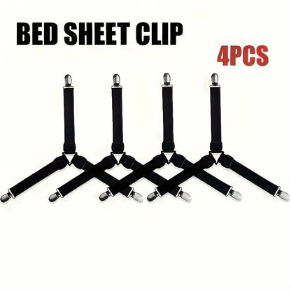 4pcs Sheet Holder Strap Sheet Holder Sheet Holder Buckle - Adjustable Elastic Sheet Holder For Wrinkled Sheets