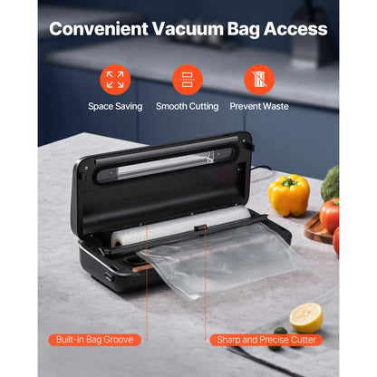 120W Automatic Vacuum Food Sealer Machine – Fresh Food Preservation System. 7-in-1